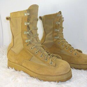 𝅺belleville Mens Size 04.5N Gore-tex Tan Vibram Military Combat Boots 03-D-0322
